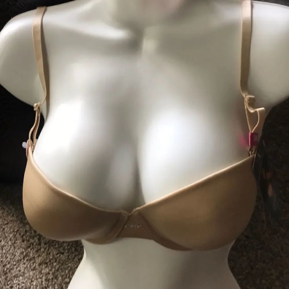 Maiden Form Strapless Multi-way 34C Bra Nude New!
